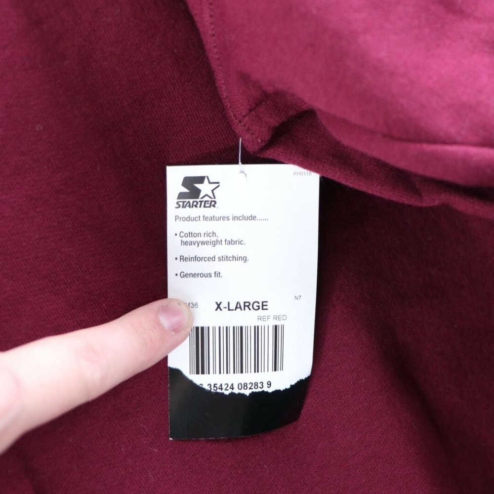 NOS Vintage Starter Blank Crewneck Sweatshirt - Picture 5 of 10